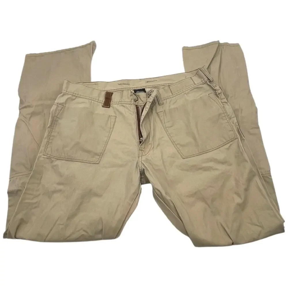 VINTAGE - GUESS JEANS men's beige hiking pants size W34 / L32